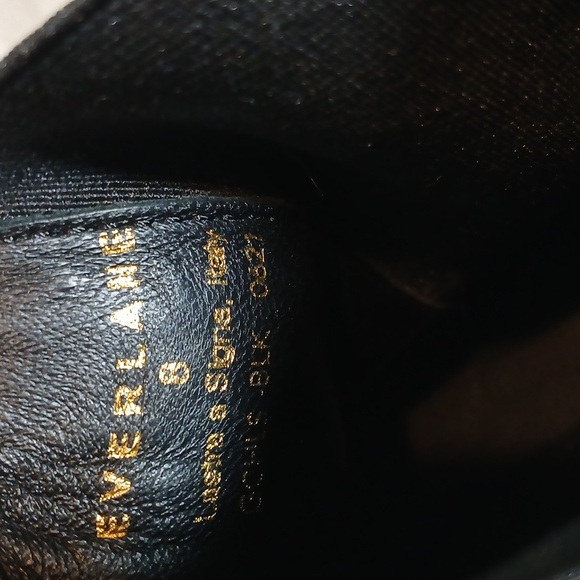 Everlane The Italian Leather Chelsea Boot In Black Women's Gum Outsole Sz 8 - Picture 8 of 8